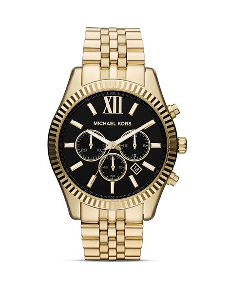 Michael Kors lexington gold tone